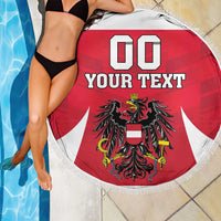 Custom Austria Hockey Beach Blanket Die Adler Go Champions