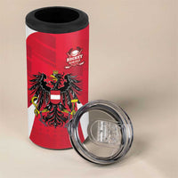 Custom Austria Hockey 4 in 1 Can Cooler Tumbler Die Adler Go Champions