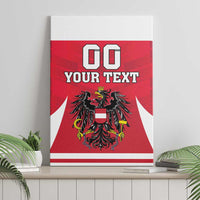 Custom Austria Hockey Canvas Wall Art Die Adler Go Champions