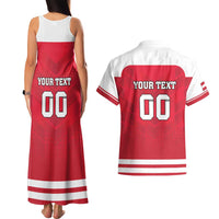 Custom Austria Hockey Couples Matching Tank Maxi Dress and Hawaiian Shirt Die Adler Go Champions
