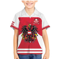 Custom Austria Hockey Family Matching Mermaid Dress and Hawaiian Shirt Die Adler Go Champions