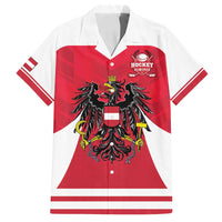 Custom Austria Hockey Family Matching Off Shoulder Maxi Dress and Hawaiian Shirt Die Adler Go Champions