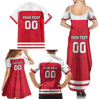 Custom Austria Hockey Family Matching Summer Maxi Dress and Hawaiian Shirt Die Adler Go Champions