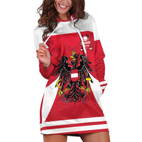 Custom Austria Hockey Hoodie Dress Die Adler Go Champions