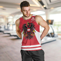 Custom Austria Hockey Men Tank Top Die Adler Go Champions