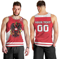 Custom Austria Hockey Men Tank Top Die Adler Go Champions