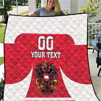 Custom Austria Hockey Quilt Die Adler Go Champions