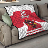 Custom Austria Hockey Quilt Die Adler Go Champions