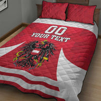 Custom Austria Hockey Quilt Bed Set Die Adler Go Champions