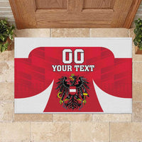 Custom Austria Hockey Rubber Doormat Die Adler Go Champions