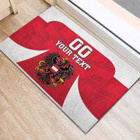 Custom Austria Hockey Rubber Doormat Die Adler Go Champions