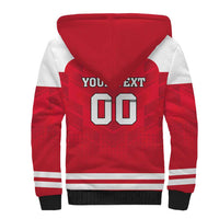 Custom Austria Hockey Sherpa Hoodie Die Adler Go Champions