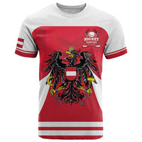 Custom Austria Hockey T Shirt Die Adler Go Champions