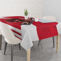 Custom Austria Hockey Tablecloth Die Adler Go Champions