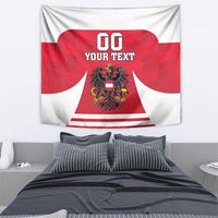 Custom Austria Hockey Tapestry Die Adler Go Champions