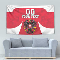 Custom Austria Hockey Tapestry Die Adler Go Champions