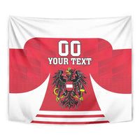 Custom Austria Hockey Tapestry Die Adler Go Champions