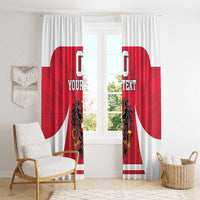 Custom Austria Hockey Window Curtain Die Adler Go Champions