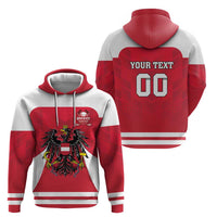 Custom Austria Hockey Zip Hoodie Die Adler Go Champions