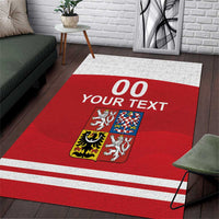 Custom Czech Republic Hockey Area Rug Czech Lion