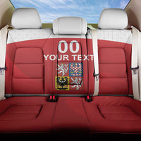 Custom Czech Republic Hockey Back Car Seat Cover Czech Lion