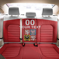Custom Czech Republic Hockey Back Car Seat Cover Czech Lion