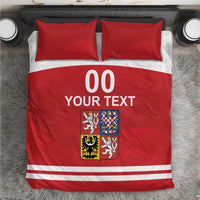 Custom Czech Republic Hockey Bedding Set Czech Lion