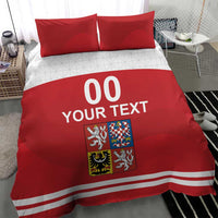 Custom Czech Republic Hockey Bedding Set Czech Lion