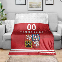 Custom Czech Republic Hockey Blanket Czech Lion