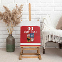 Custom Czech Republic Hockey Canvas Wall Art Czech Lion
