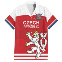 Custom Czech Republic Hockey Hawaiian Shirt Czech Lion