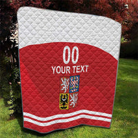 Custom Czech Republic Hockey Quilt Czech Lion
