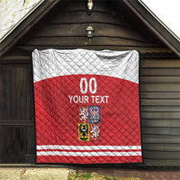 Custom Czech Republic Hockey Quilt Czech Lion