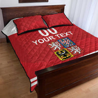 Custom Czech Republic Hockey Quilt Bed Set Czech Lion