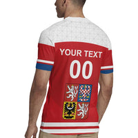 Custom Czech Republic Hockey Rugby Jersey Czech Lion