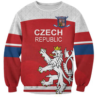 Custom Czech Republic Hockey Sweatshirt Czech Lion