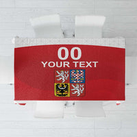 Custom Czech Republic Hockey Tablecloth Czech Lion