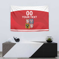 Custom Czech Republic Hockey Tapestry Czech Lion