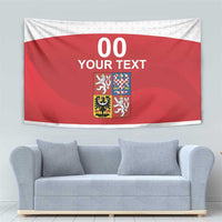 Custom Czech Republic Hockey Tapestry Czech Lion