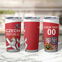 Custom Czech Republic Hockey Tumbler Cup Czech Lion