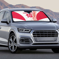 Custom Poland Volleyball Auto Sun Shade Polish Eagle Sports Pride