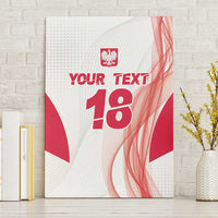 Custom Poland Volleyball Canvas Wall Art Polish Eagle Sports Pride