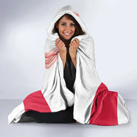 Custom Poland Volleyball Hooded Blanket Polish Eagle Sports Pride