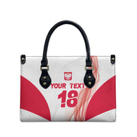 Custom Poland Volleyball Leather Bag Polish Eagle Sports Pride