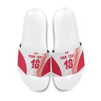Custom Poland Volleyball Slide Sandals Polish Eagle Sports Pride