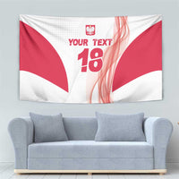 Custom Poland Volleyball Tapestry Polish Eagle Sports Pride