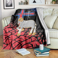 Personalized Faroe Islands Blanket Coat Of Arms Flag Style