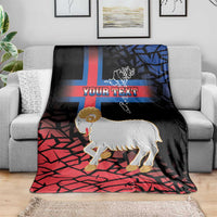 Personalized Faroe Islands Blanket Coat Of Arms Flag Style