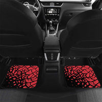 Personalized Faroe Islands Car Mats Coat Of Arms Flag Style