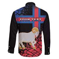 Personalized Faroe Islands Family Matching Off Shoulder Maxi Dress and Hawaiian Shirt Coat Of Arms Flag Style